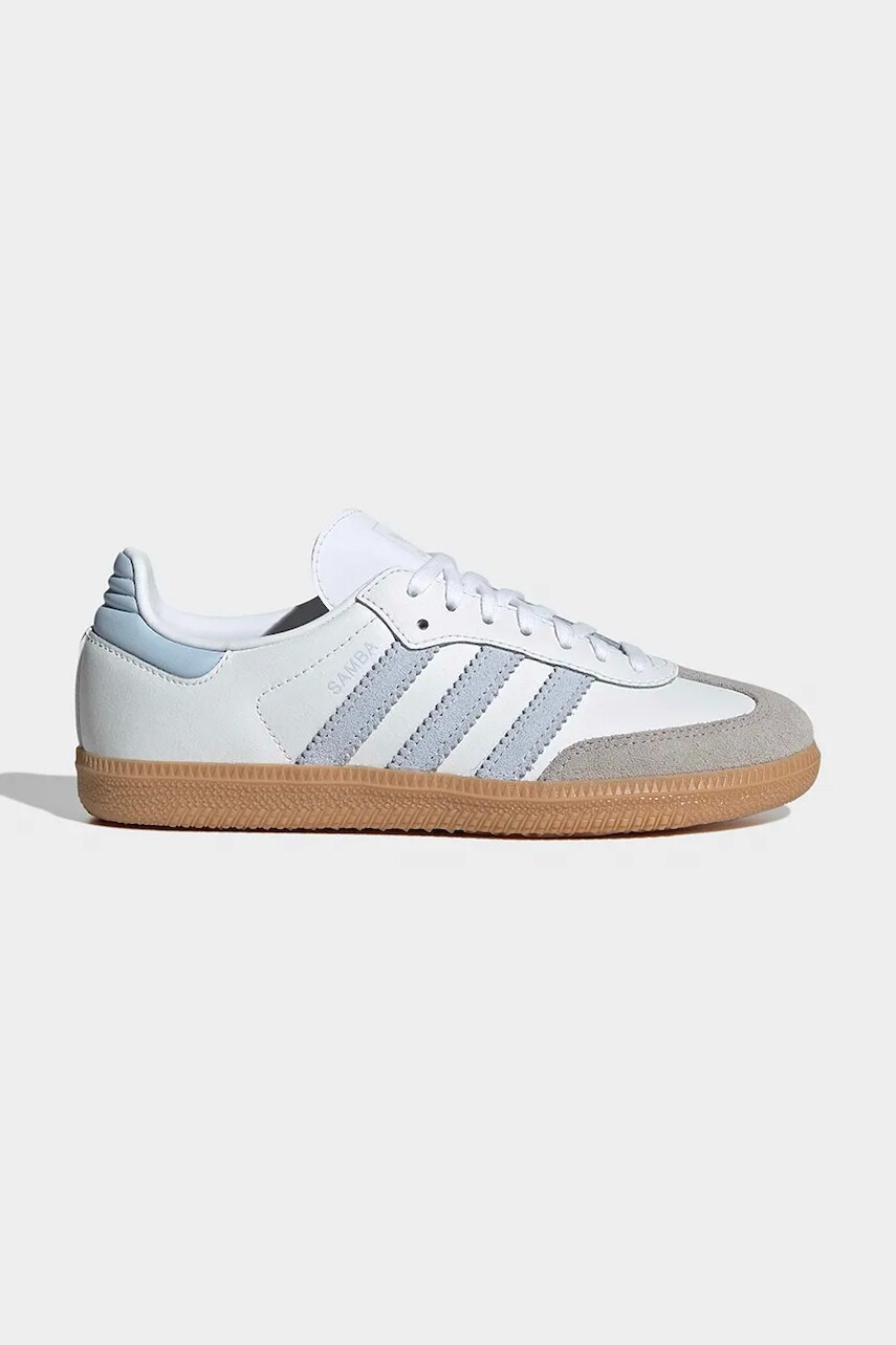Detské tenisky adidas Originals SAMBA OG biela farba, JQ2019
