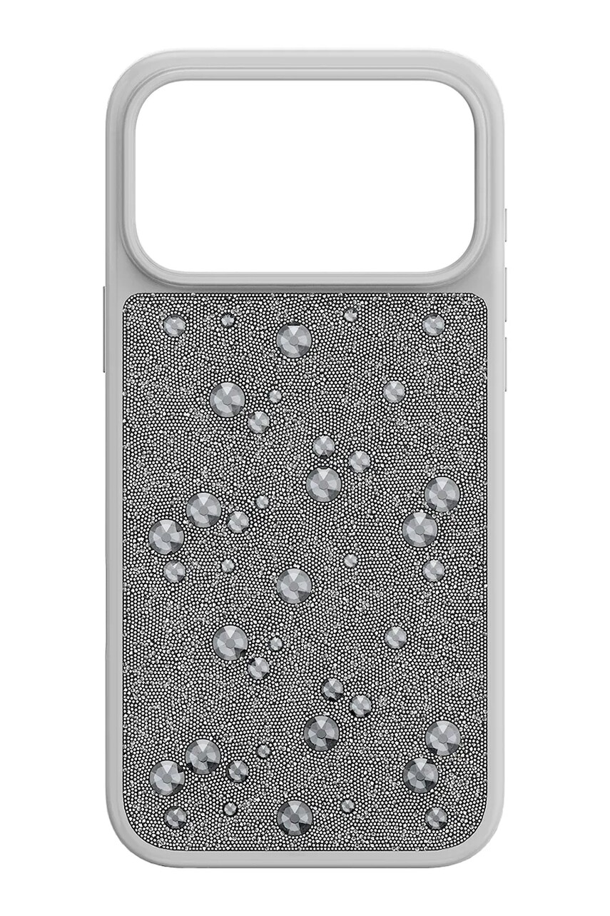 Puzdro na mobil Swarovski HIGH 17 PRO MAX šedá farba, 5731145