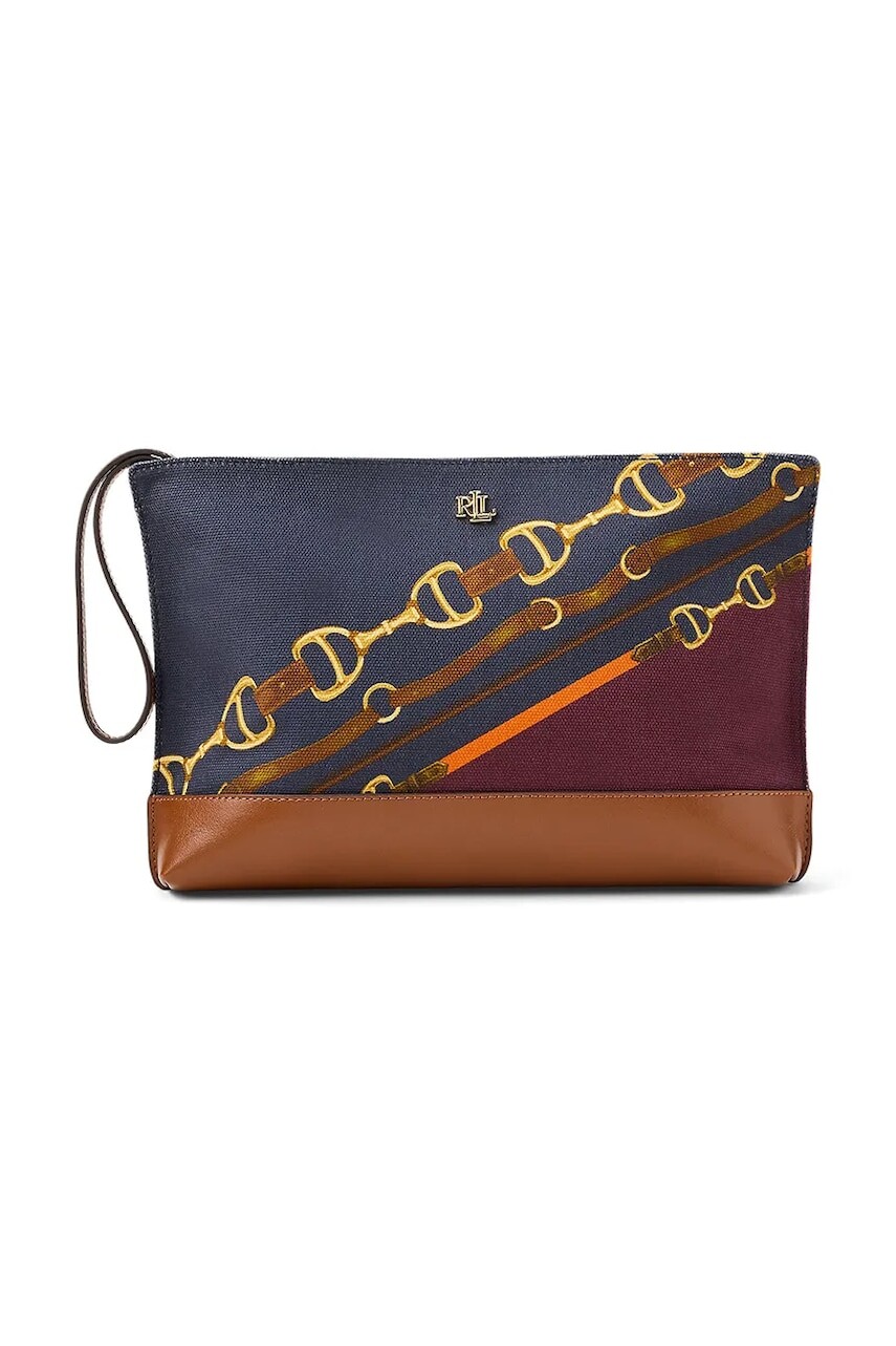 Malá taška Lauren Ralph Lauren čierna farba, 432P04512