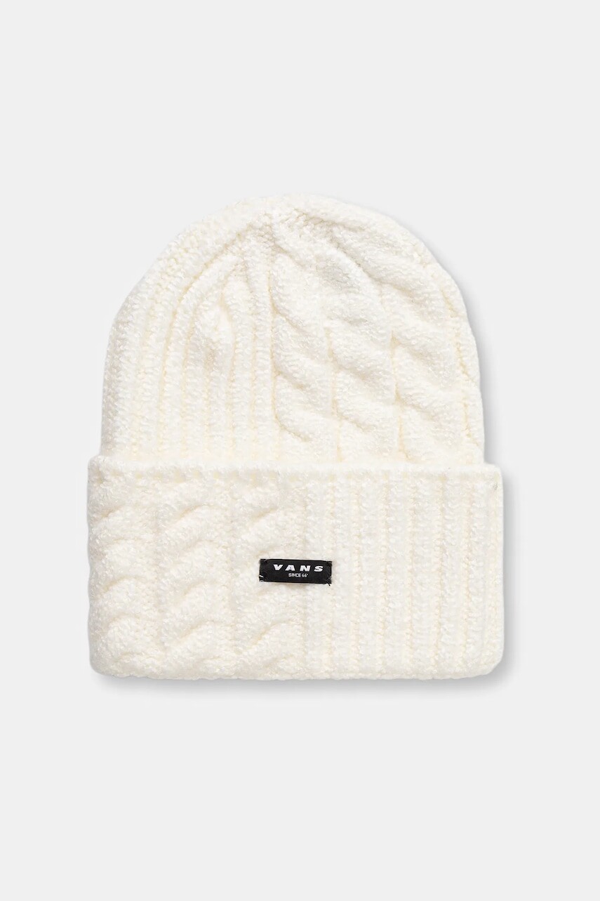 Čiapka Vans béžová farba, VN000QAXFS81