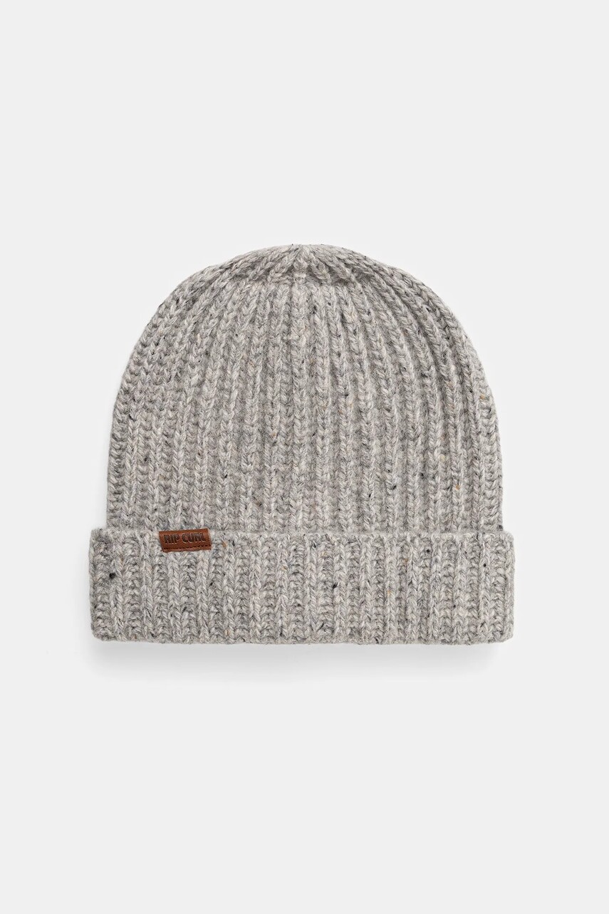 Čiapka s prímesou vlny Rip Curl šedá farba, 1IPMHE
