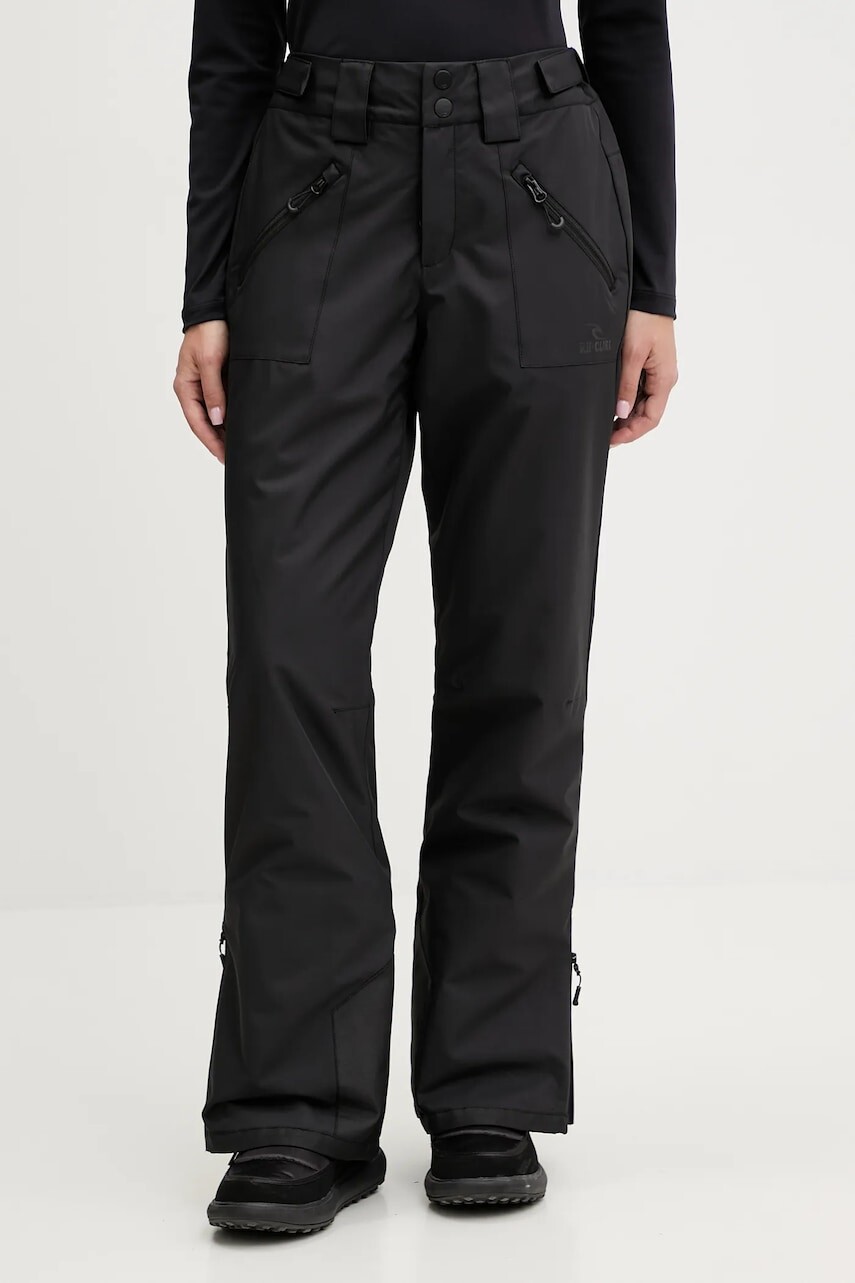 Lyžiarske nohavice Rip Curl ANTI SERIES čierna farba, 00LWOU