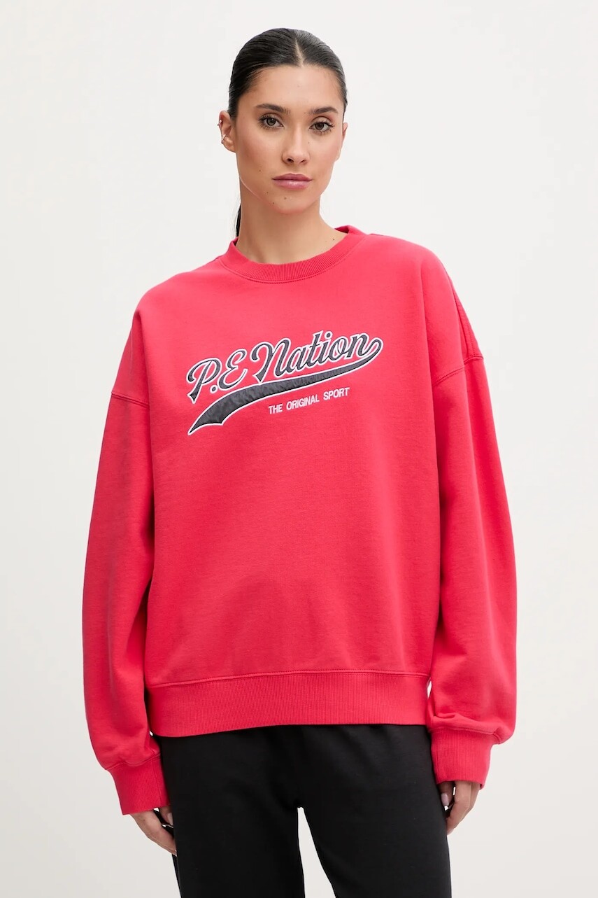 Mikina P.E Nation Formation s nášivkou, 254F076