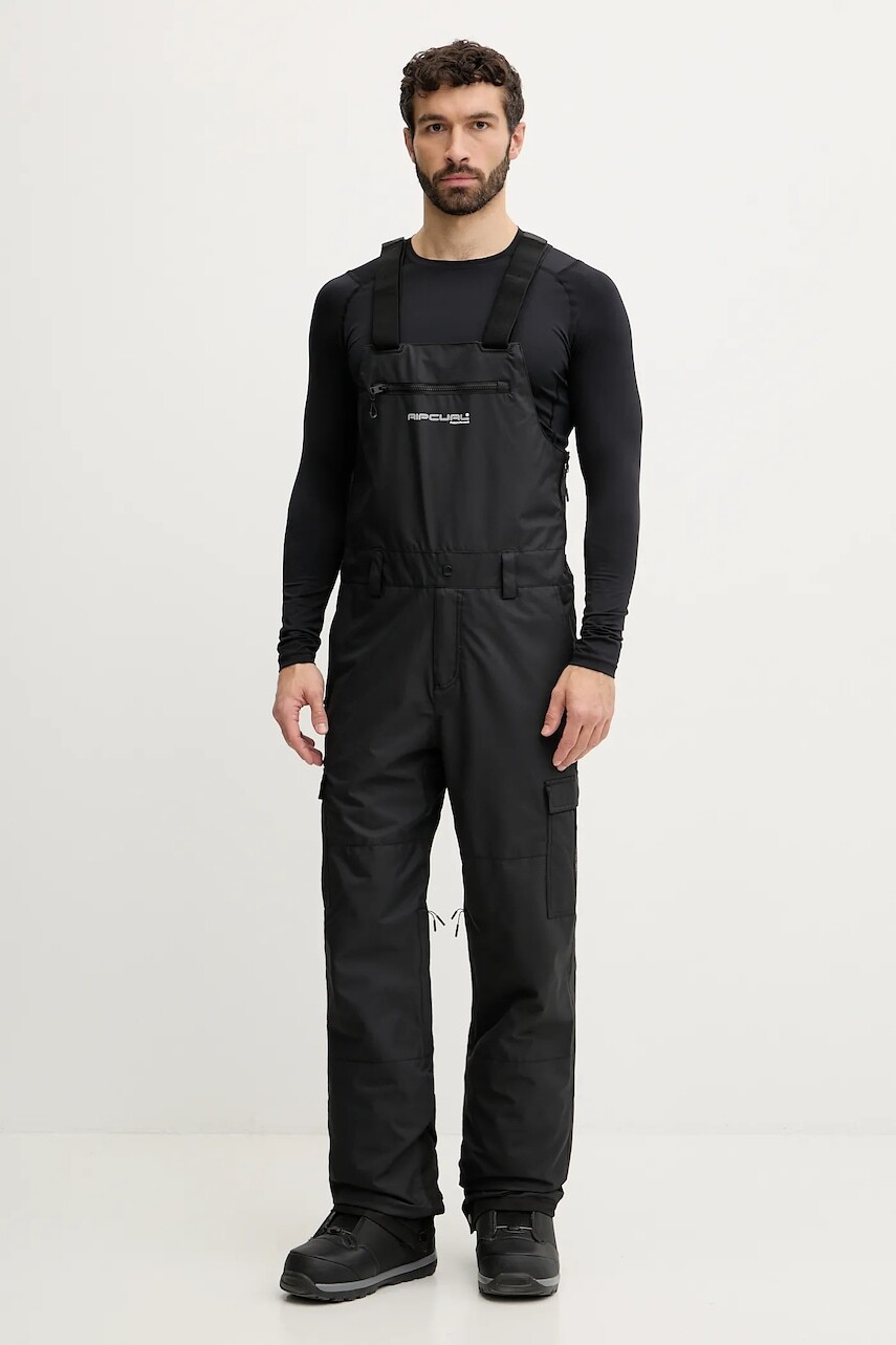 Lyžiarske nohavice Rip Curl ANTI SERIES čierna farba, 00LMOU