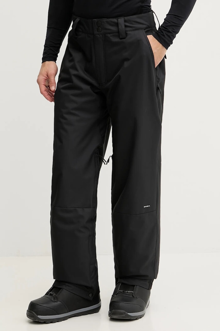 Lyžiarske nohavice Rip Curl ANTI SERIES čierna farba, 00NMOU