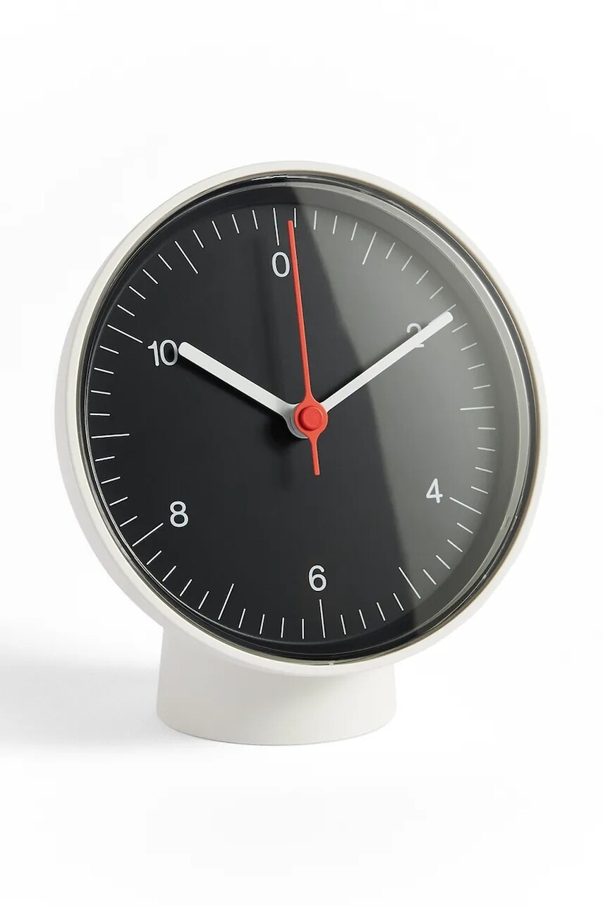 Stolové hodiny HAY 14,5 x 13 x 8 cm viac farieb