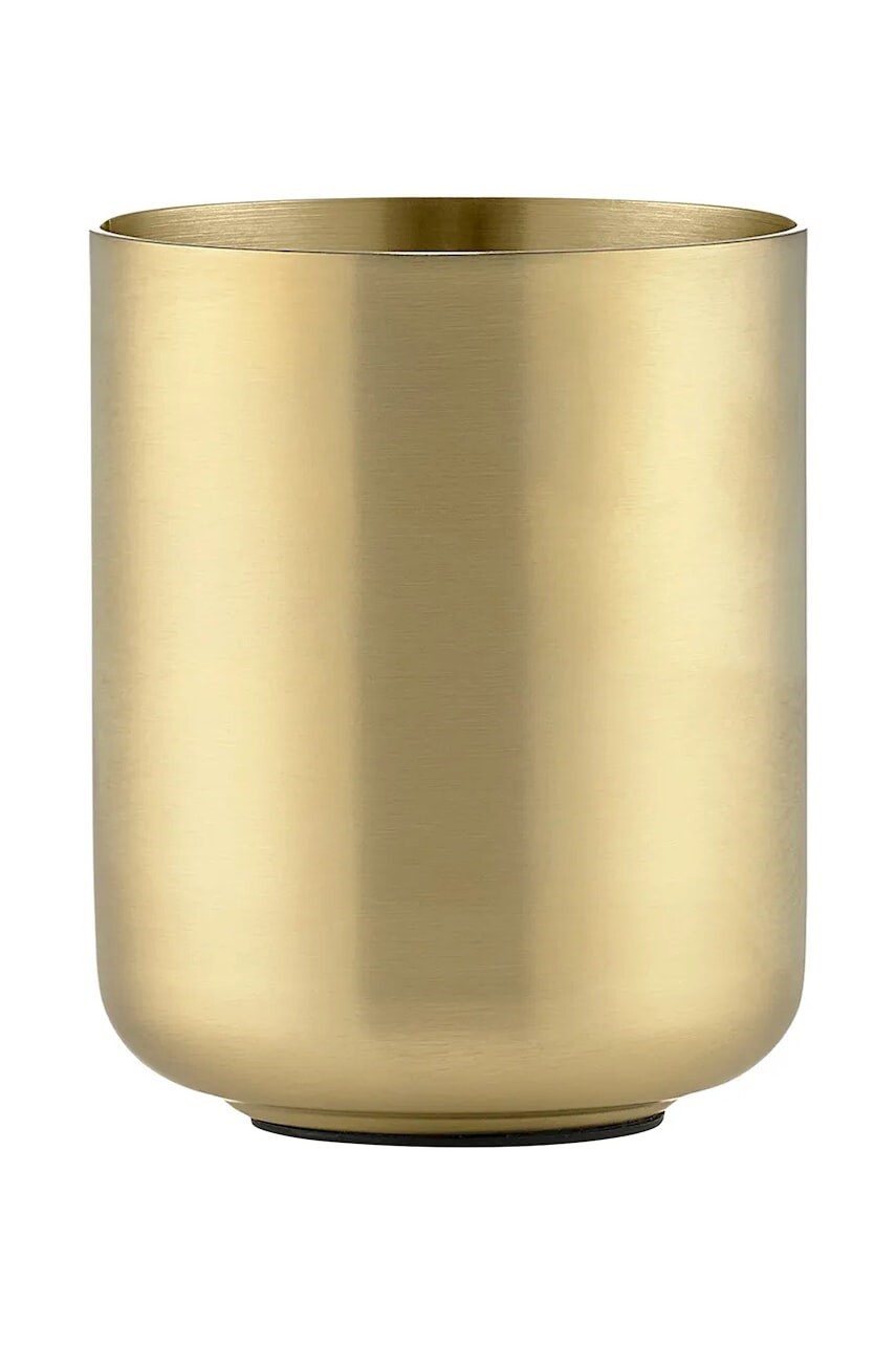 Pohár na kefu Zone Denmark Ume 10,3 x 8,3 cm žltá farba