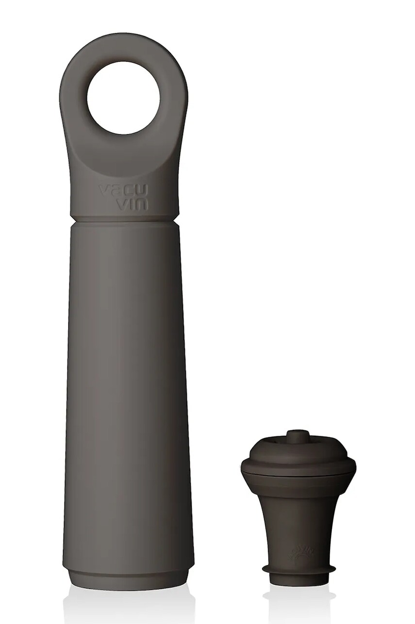 Vákuové čerpadlo a uzáver Vacu Vin Loop 6,6 x 22 x 4 cm šedá farba