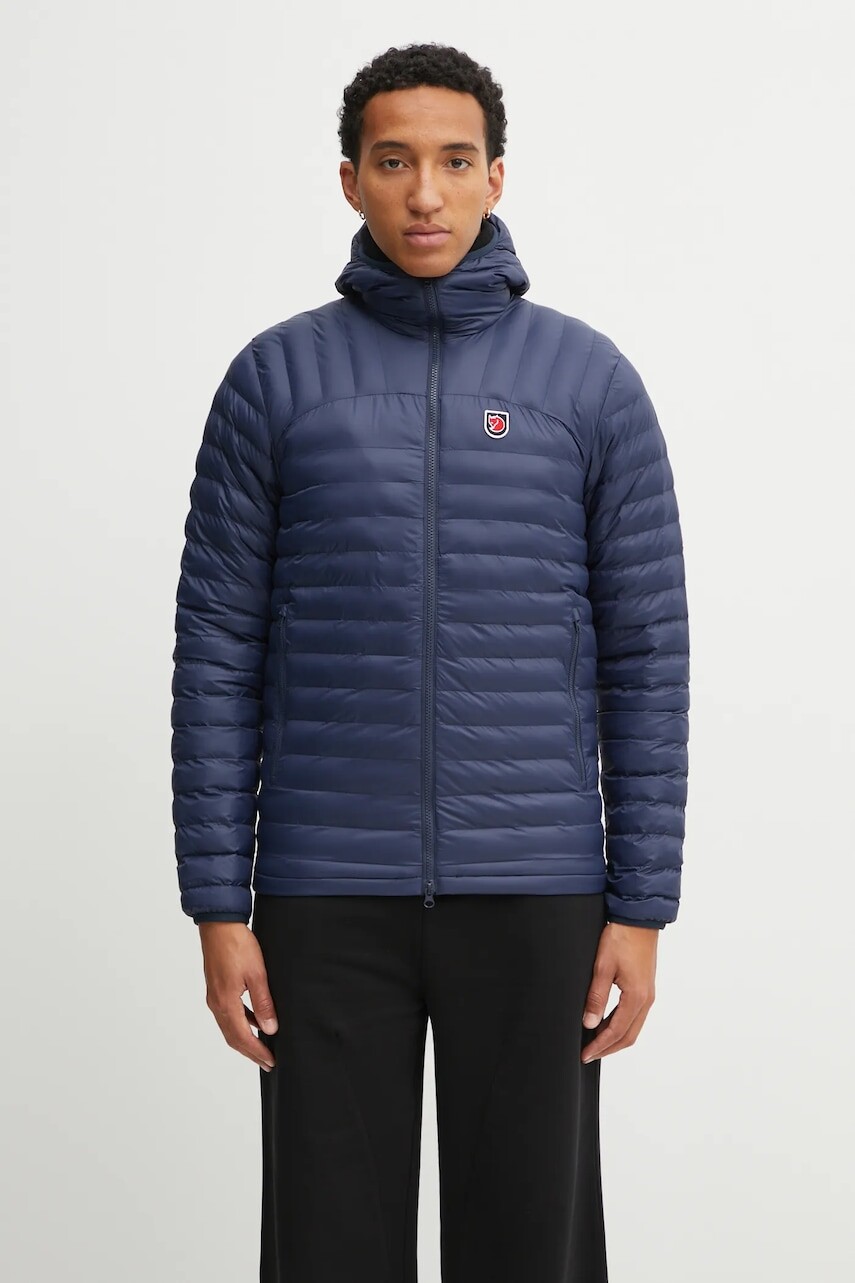 Bunda Fjallraven Expedition Lätt tmavomodrá farba, prechodná, F86119