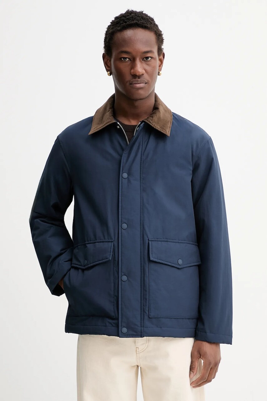 Bunda Marc O'Polo tmavomodrá farba, prechodná, 5000007604