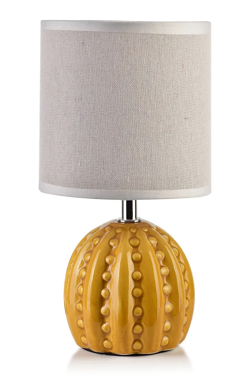 Stolná lampa Affek Design Leti 13 x 13 x 26 cm žltá farba