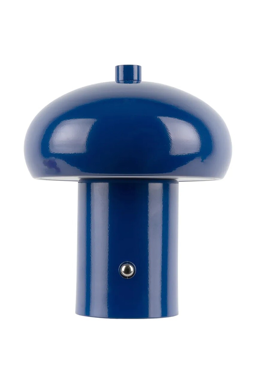 Bezdrôtová led stolná lampa Leitmotiv Retro Seta 12,5 x 15 cm tmavomodrá farba