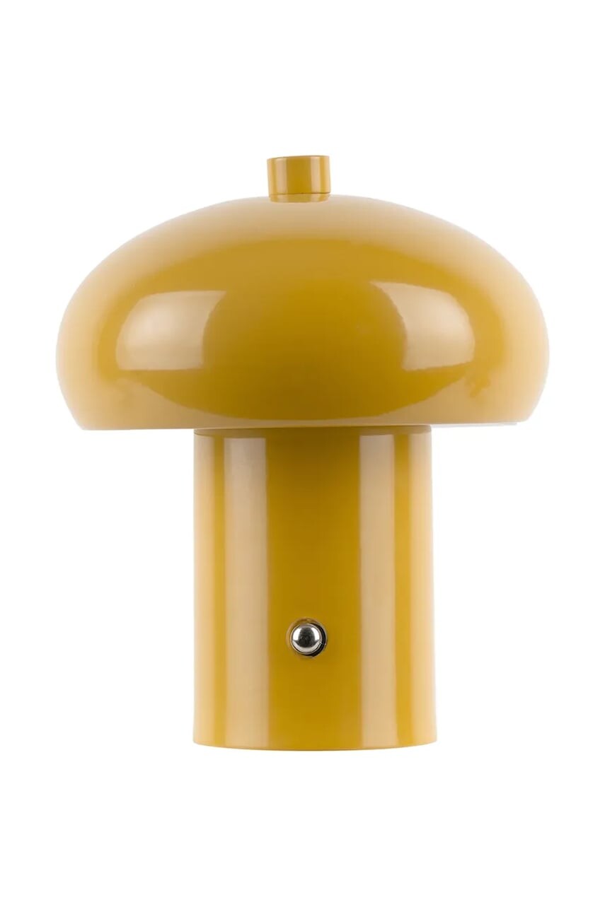 Bezdrôtová led stolná lampa Leitmotiv Retro Seta 12,5 x 15 cm žltá farba