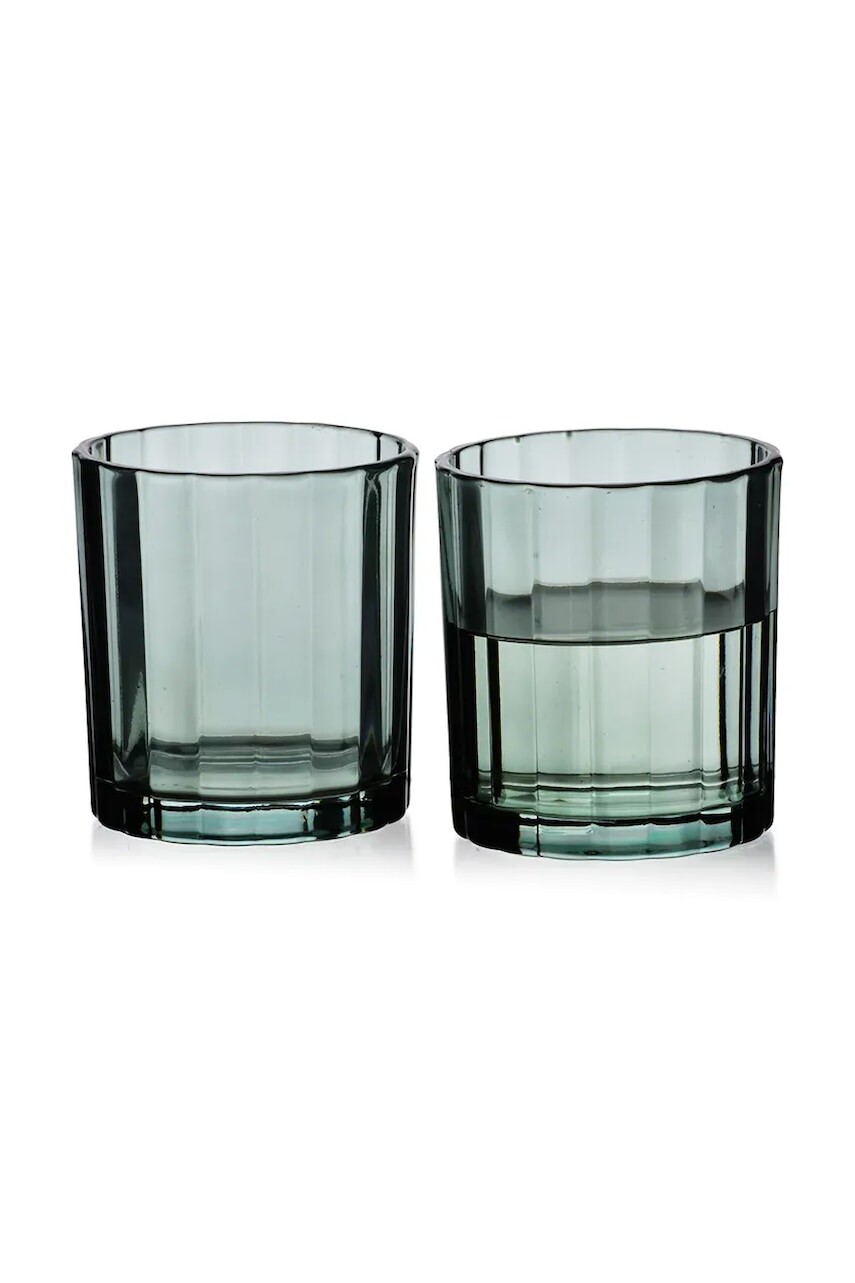 Sada pohárov Affek Design Elise 310 ml 4-pak zelená farba