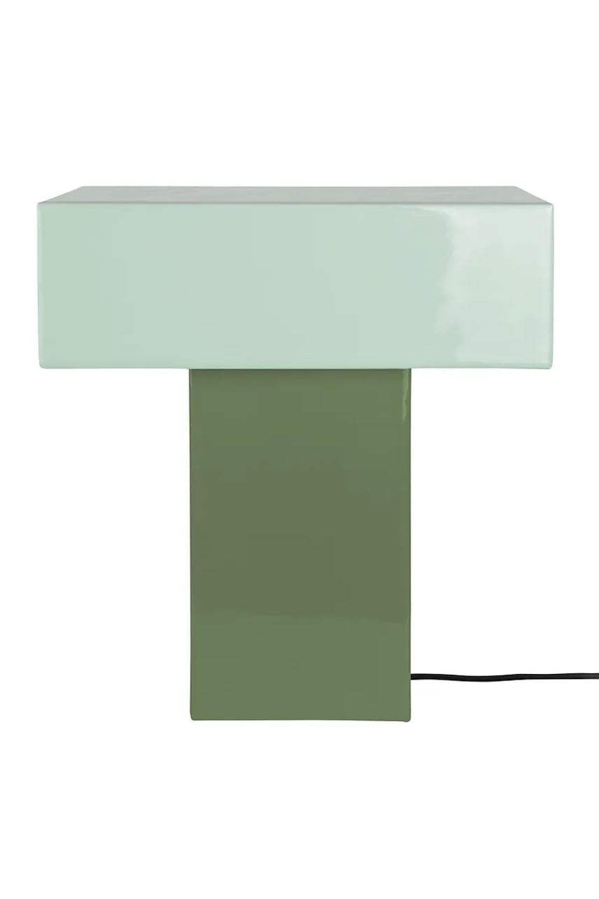 Stolná lampa Leitmotiv Grato Recto 35 x 15 cm. zelená farba