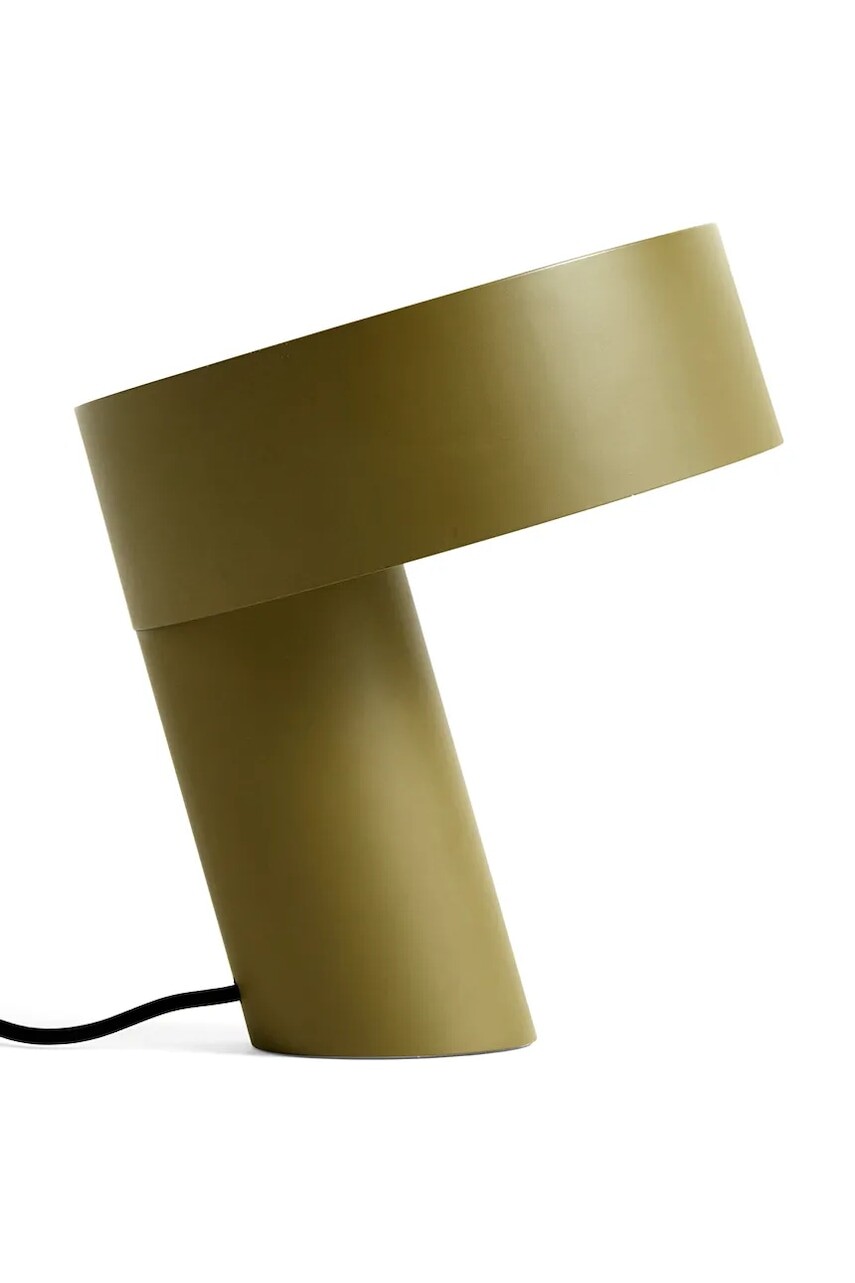 Stolná lampa HAY Slant 28 x 23,5 x 24,5 cm zelená farba