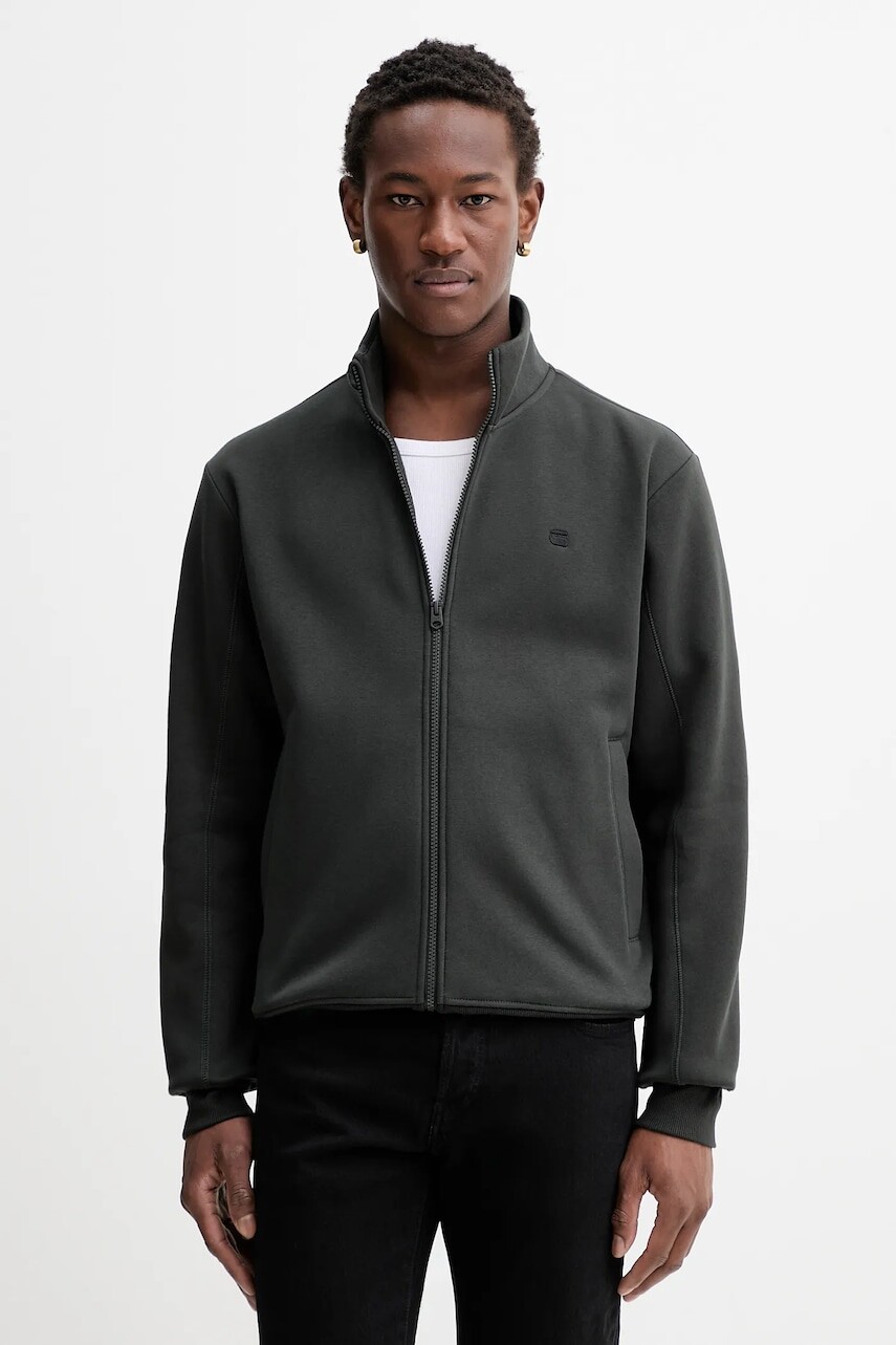 Mikina G-Star Track Track šedá farba, jednofarebná, D24553-C235,