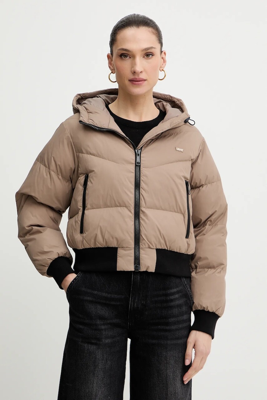 Bunda Levi's béžová farba, zimná, 003FW
