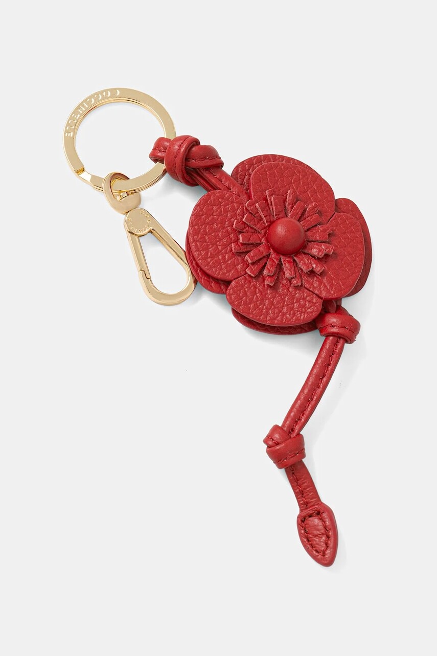 Kožená kľúčenka Coccinelle E2 Q3M 41 10 01