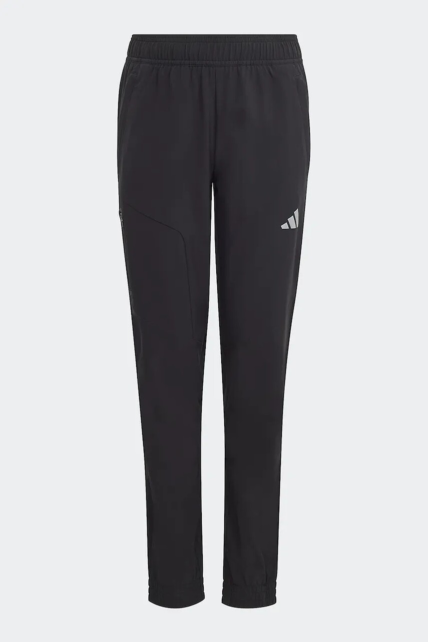 Detské tepláky adidas čierna farba, jednofarebné, KE5430