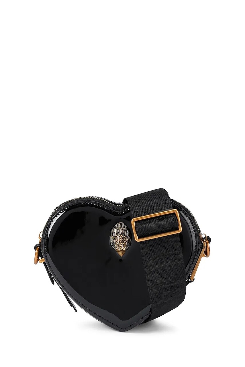 Kožená kabelka Kurt Geiger London Shoreditch čierna farba, 5391000309