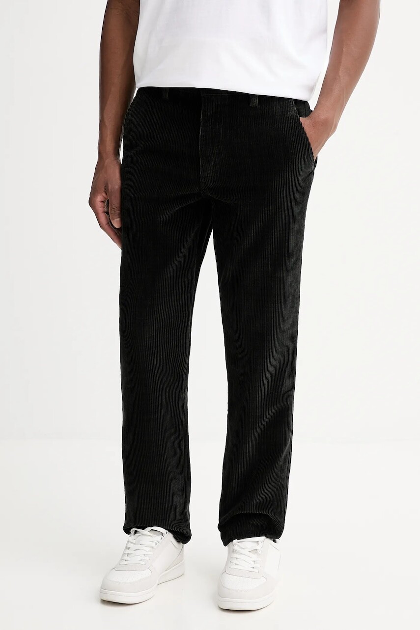 Menčestrové nohavice Levi's čierna farba, rovný strih, A5753
