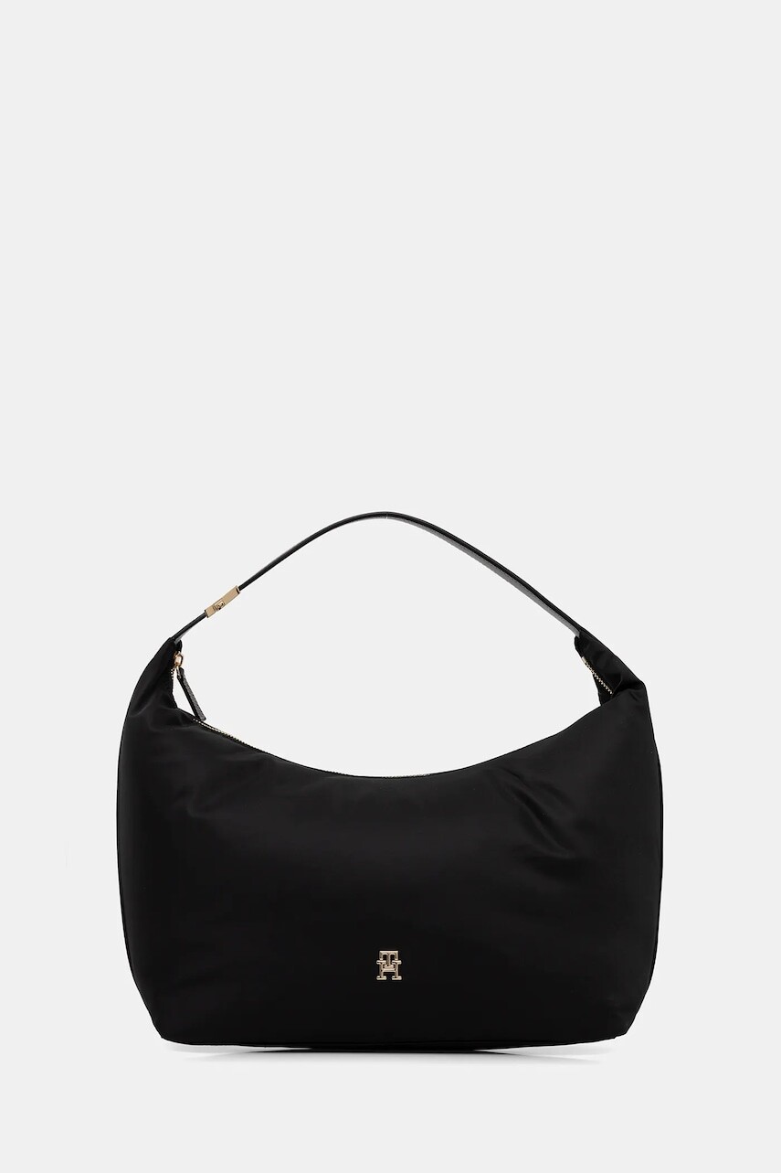 Kabelka Tommy Hilfiger čierna farba, AW0AW18229
