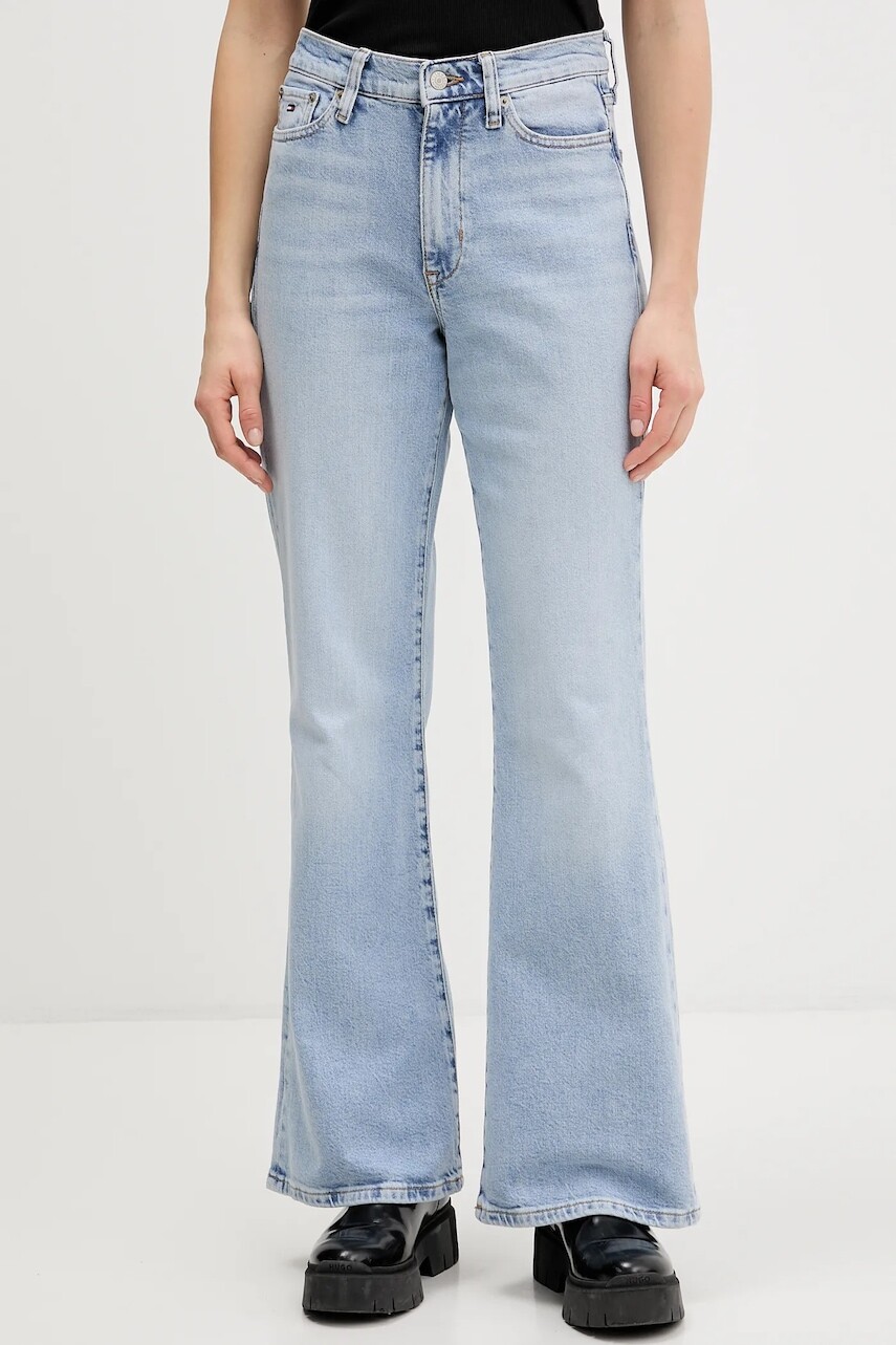 Rifle Tommy Jeans vysoký pás, DW0DW22620