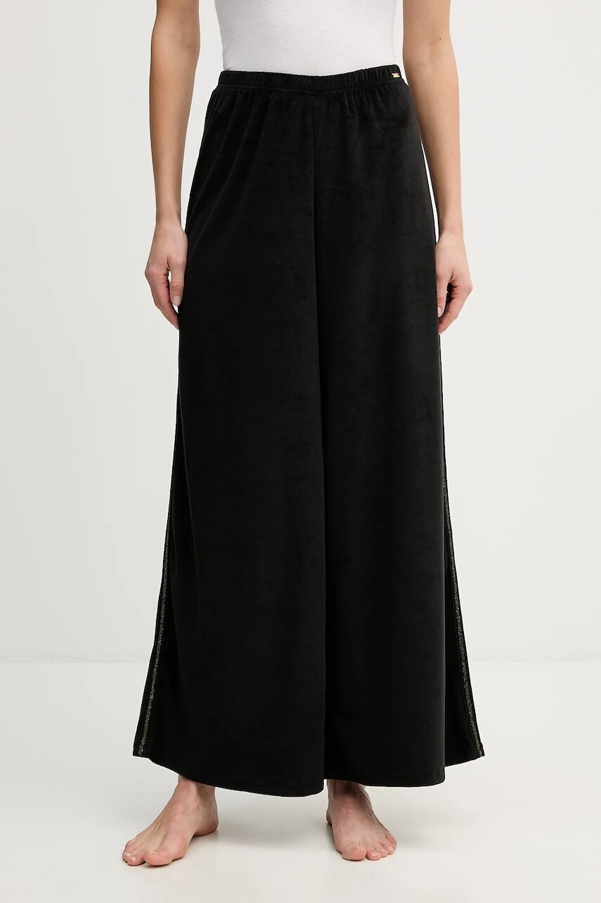 Pyžamové nohavice United Colors of Benetton čierna farba, 3JQA3F04W