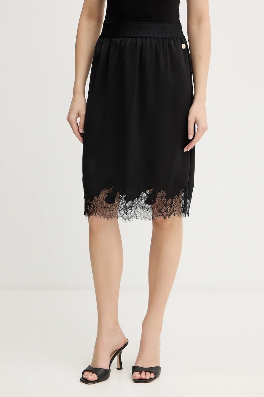 Sukňa Joop! čierna farba, mini, rovný strih, 30100113