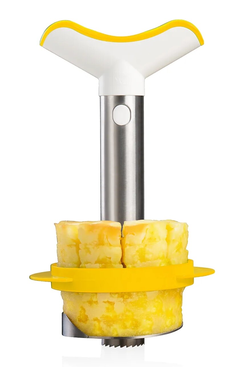 Vykrajovátko na ananás Vacu Vin Pineapple Slicer & Wedger Stainl 20 x 10 cm šedá farba
