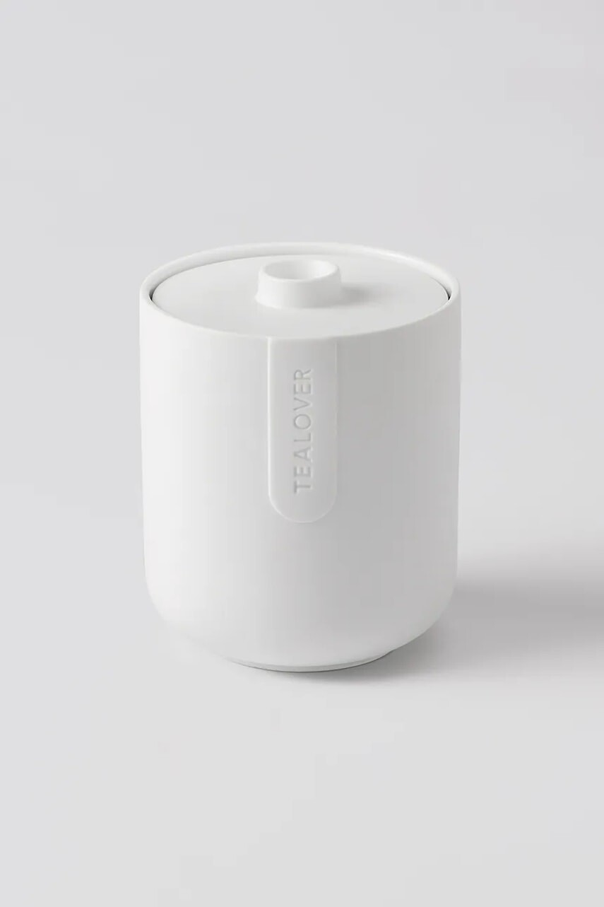 Nádoba s vekom Raeder Cozy Time 11 x 13 cm biela farba