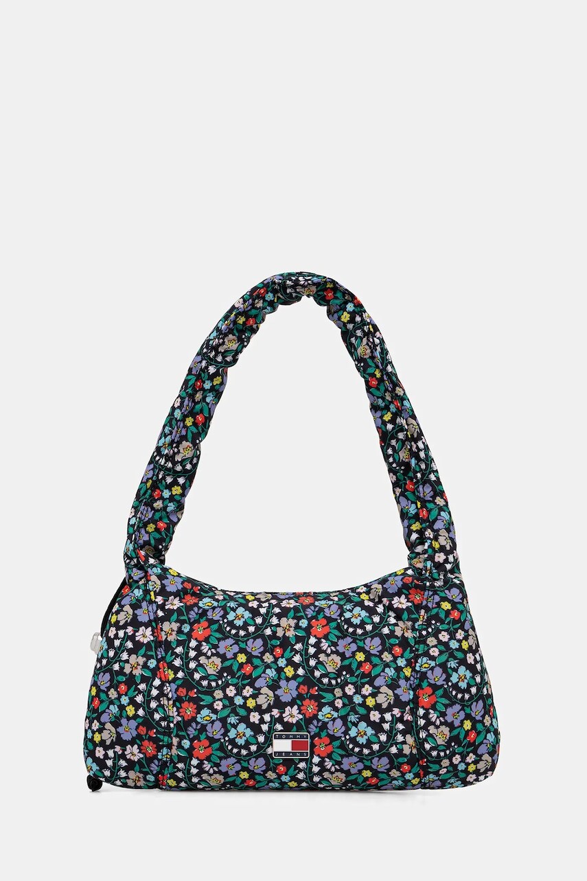 Kabelka Tommy Jeans zelená farba, AW0AW18060