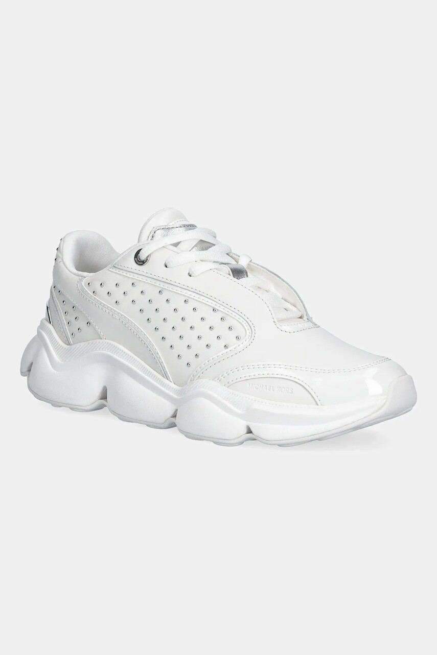 Tenisky MICHAEL Michael Kors Renny Trainer biela farba, 43R6REFS1D.085