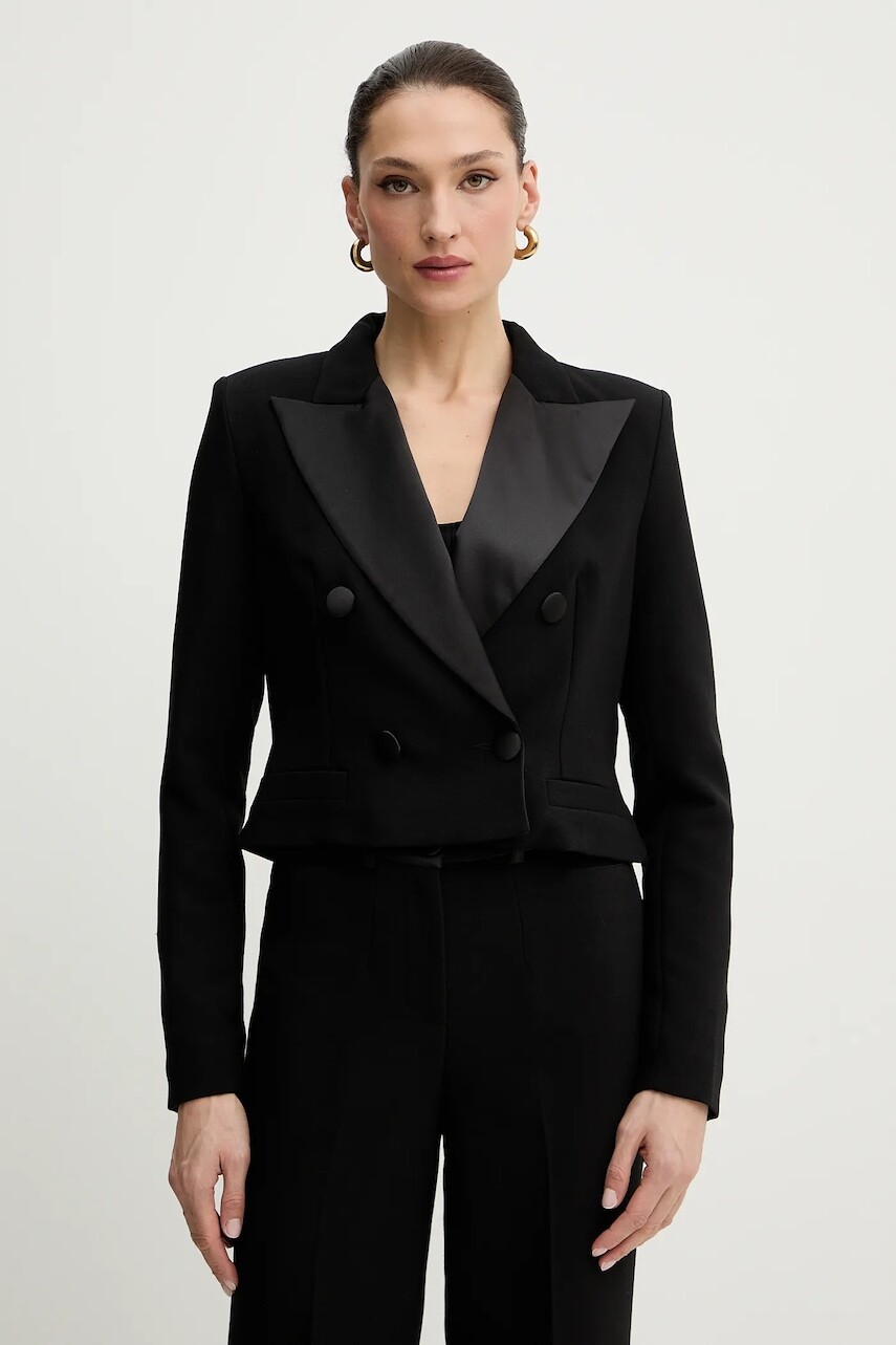 Sako Morgan čierna farba, dvojradové, jednofarebné, VJOEN.F