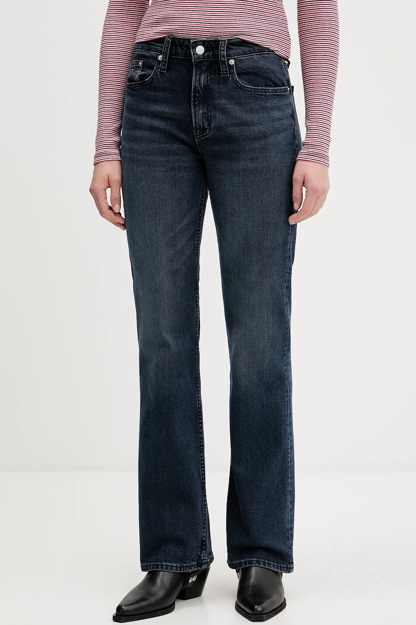 Rifle Tommy Jeans vysoký pás, DW0DW22626