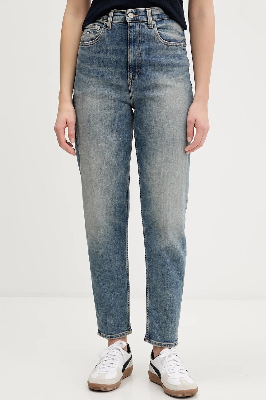 Rifle Tommy Jeans vysoký pás, DW0DW22625