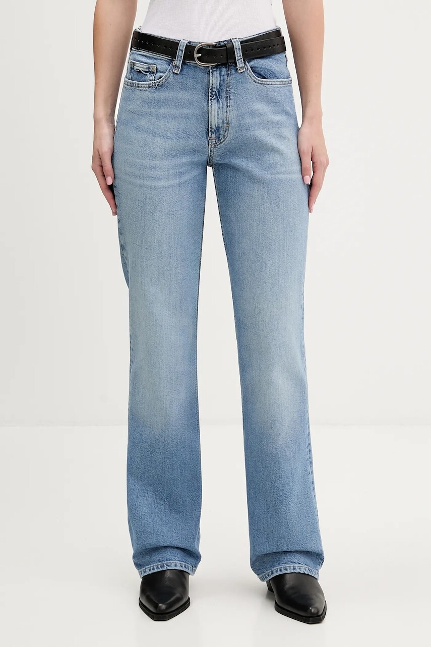 Rifle Tommy Jeans vysoký pás, DW0DW22421