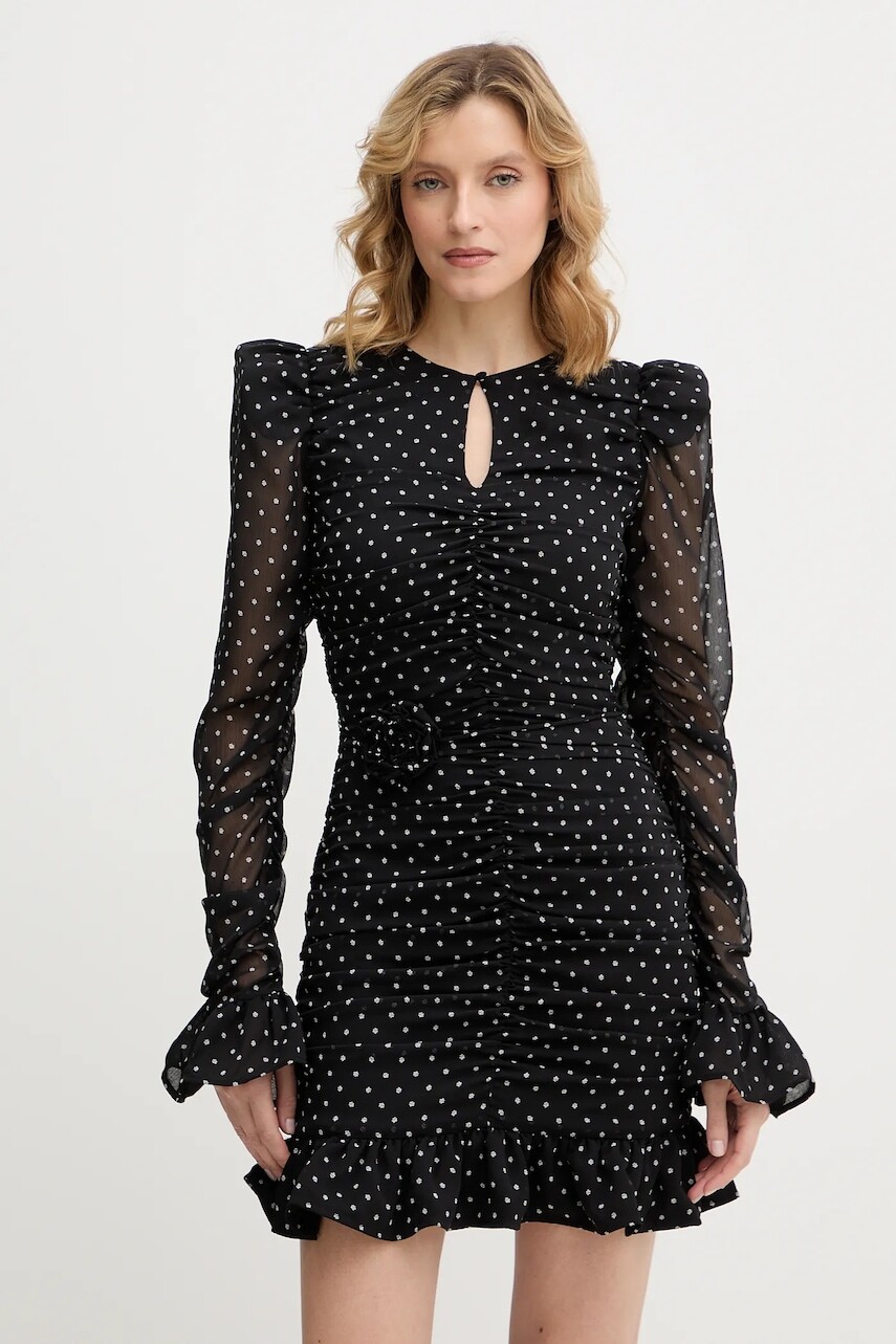 Šaty Rotate čierna farba, 115224000