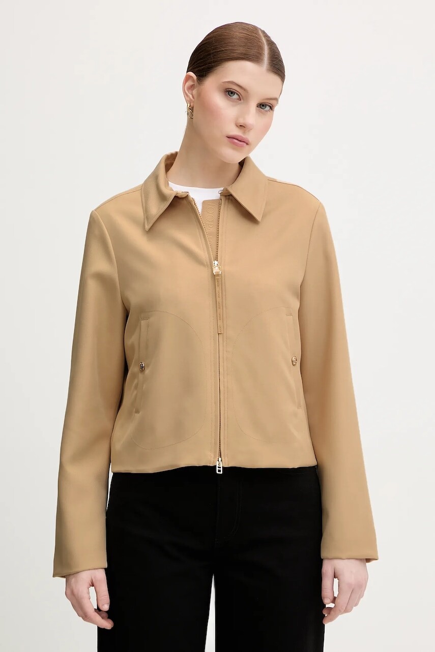 Bunda Joop! béžová farba, prechodná, 30100851