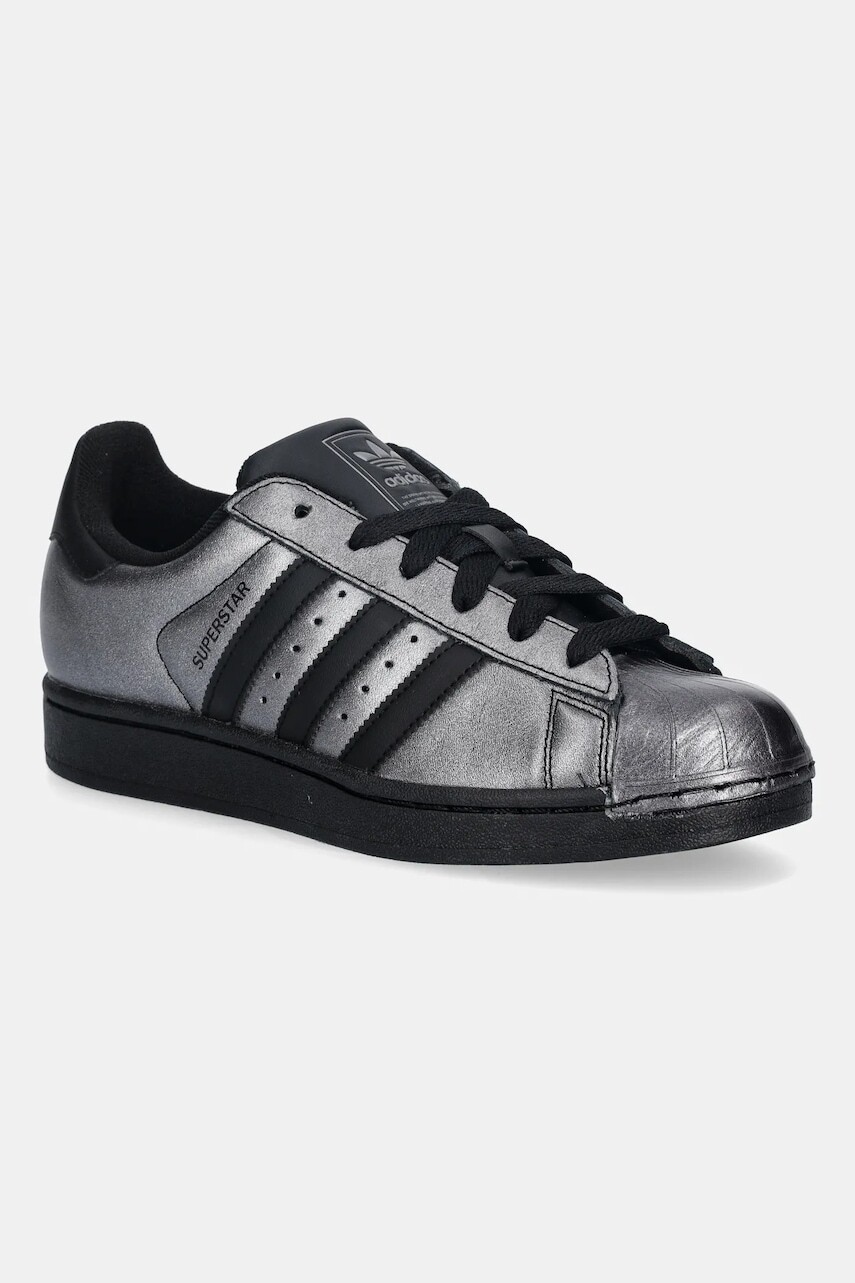 Kožené tenisky adidas Originals Superstar II čierna farba, IH1598