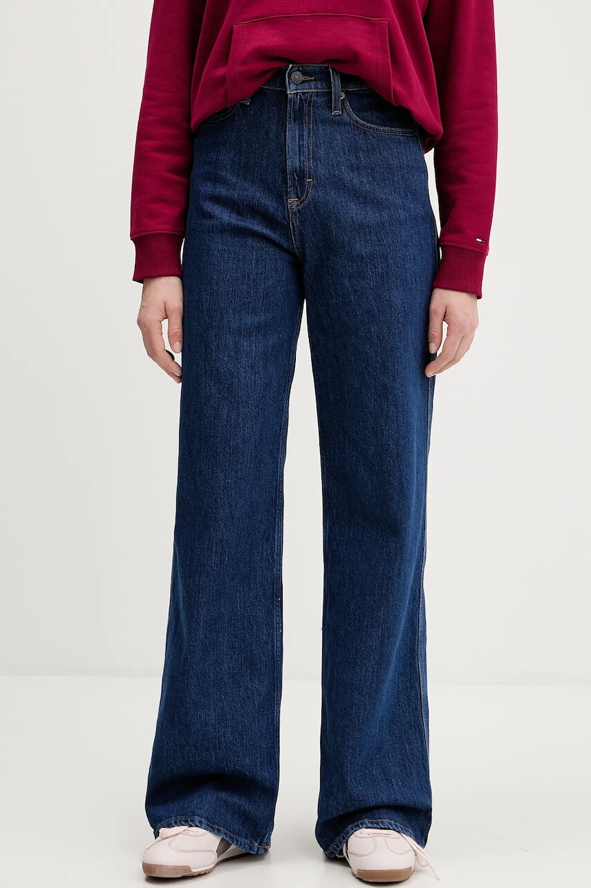 Rifle Tommy Jeans tmavomodrá farba, DW0DW22438