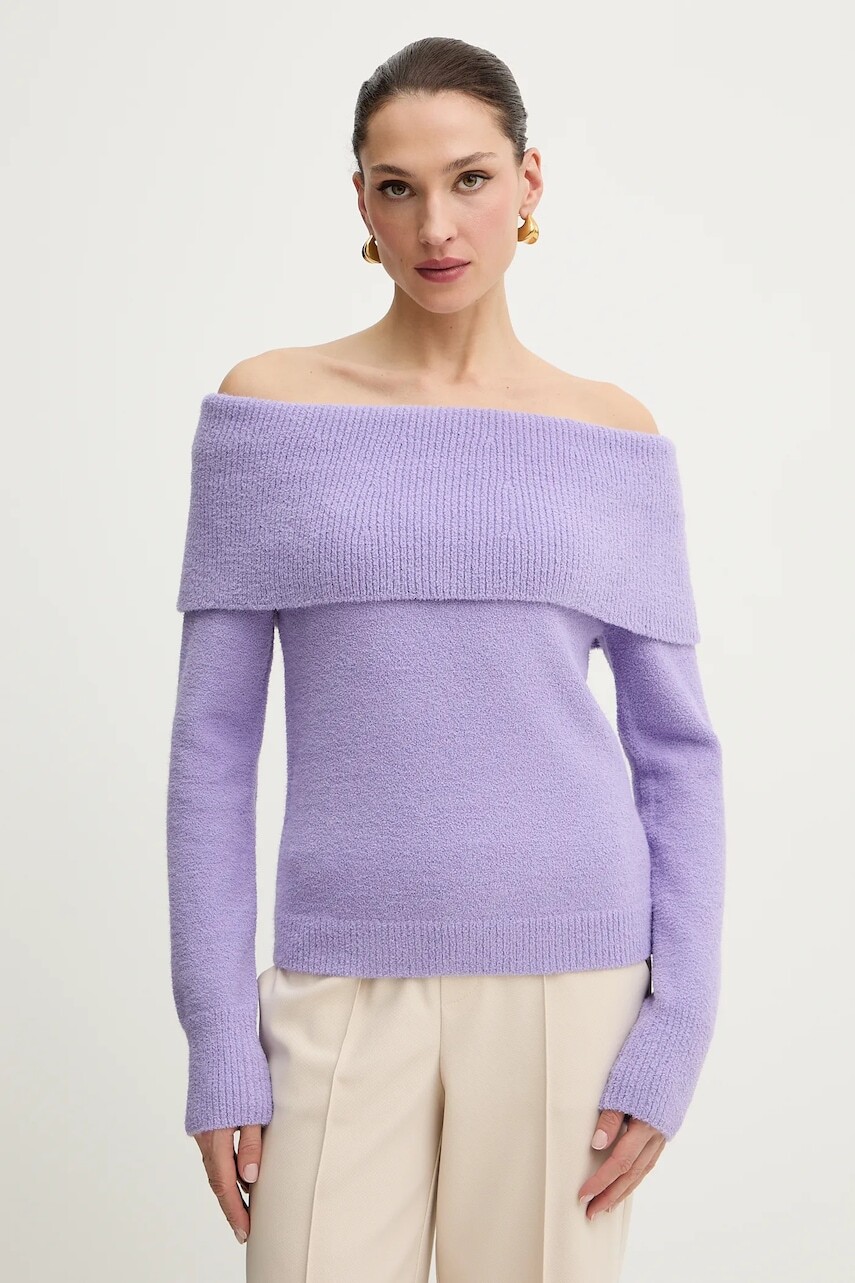 Sveter Morgan fialová farba, MBOGO