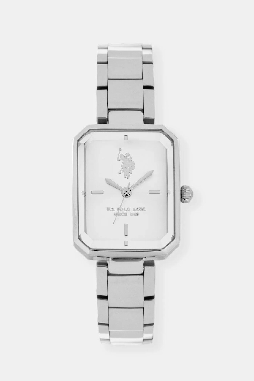 Hodinky U.S. Polo Assn. GEMMA dámske, strieborná farba, USP8438ST