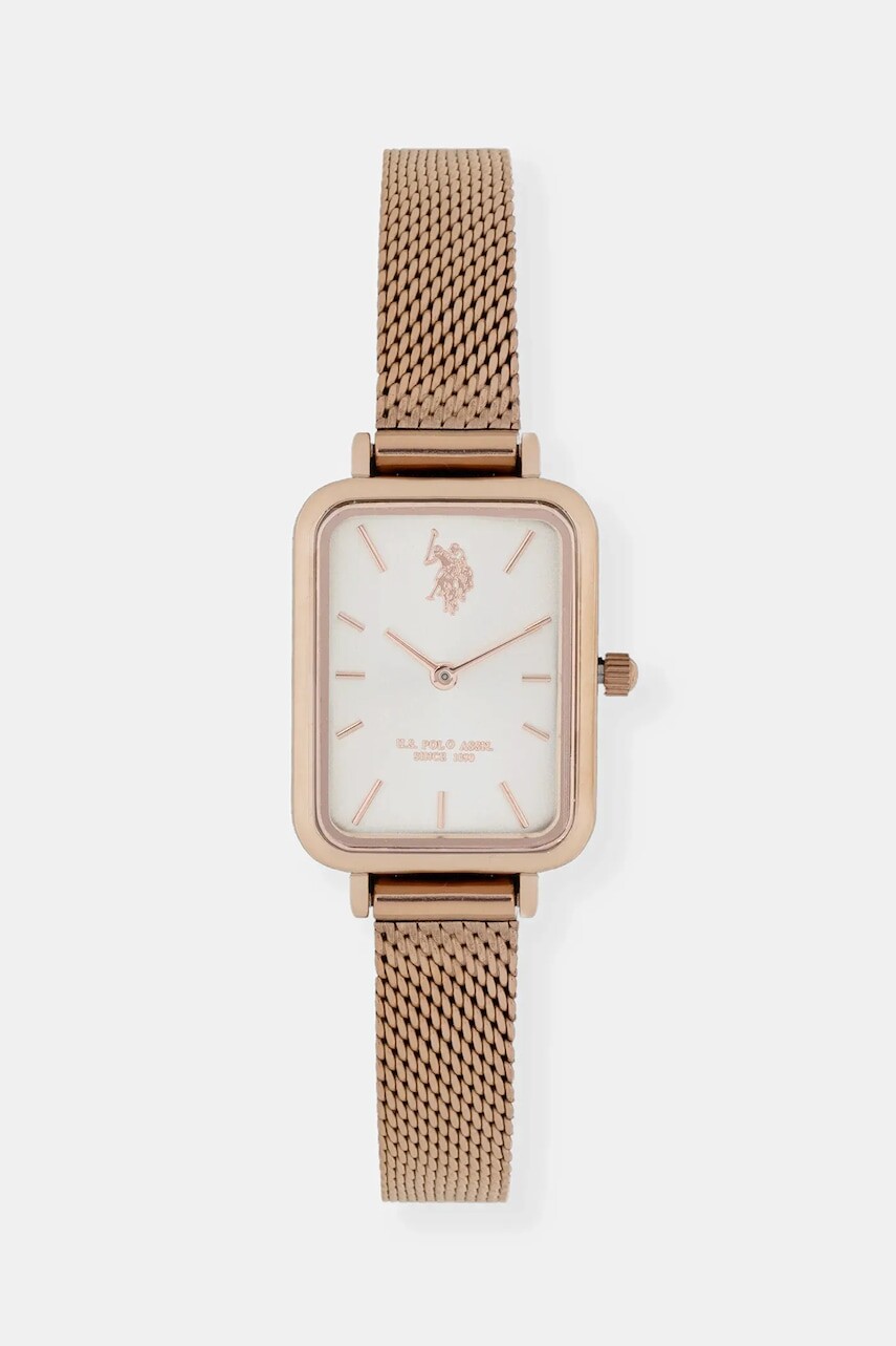 Hodinky U.S. Polo Assn. ODETTE dámske, zlatá farba, USP8291RG