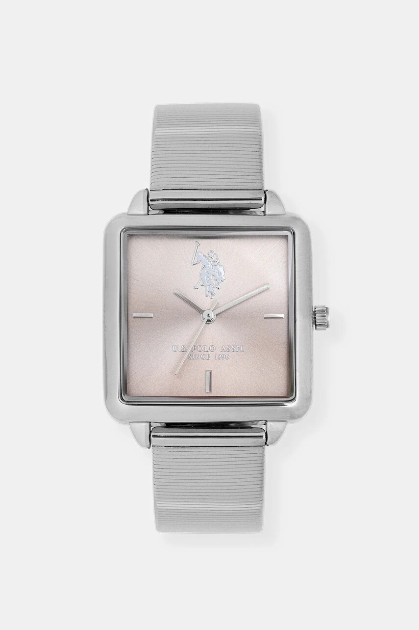 Hodinky U.S. Polo Assn. JADE dámske, strieborná farba, USP8302ST
