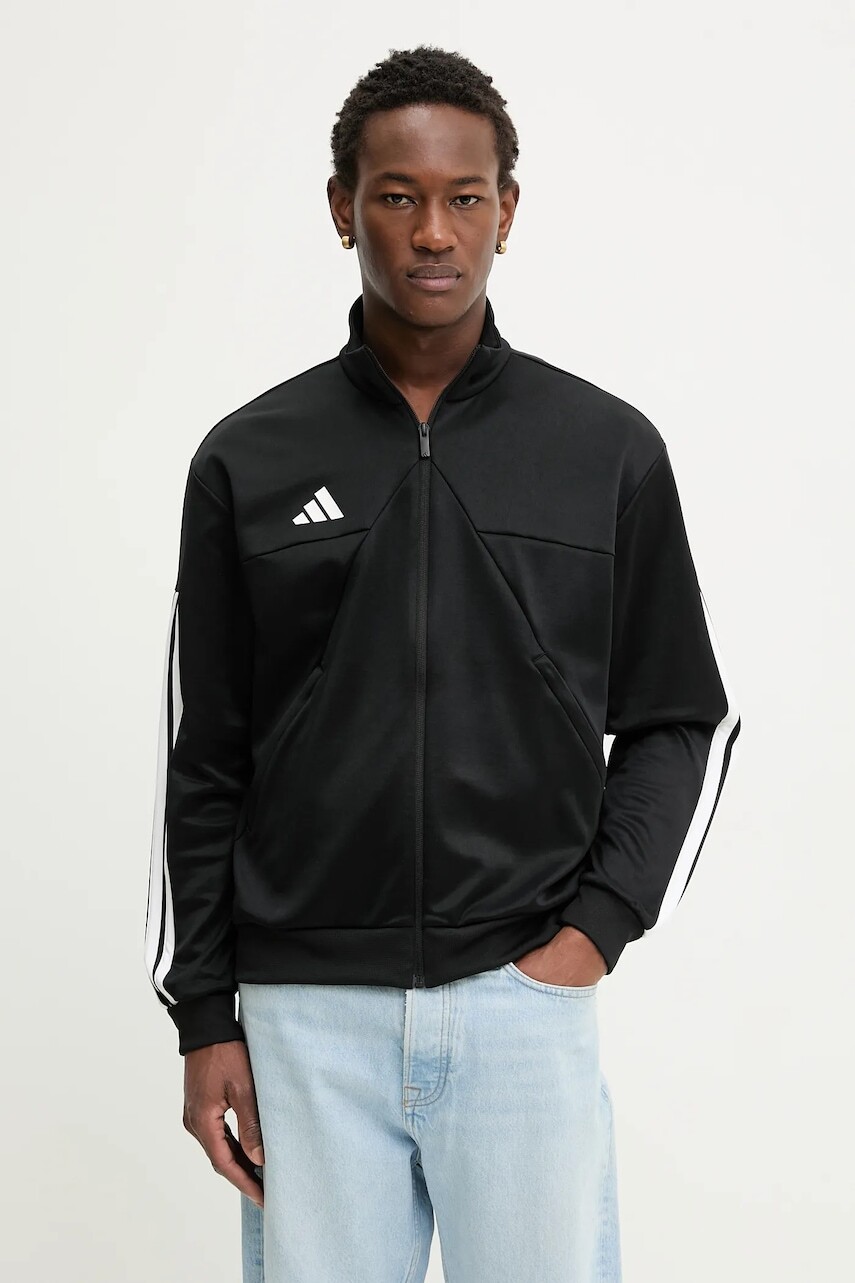 Mikina adidas Tiro čierna farba, s potlačou, JC9406