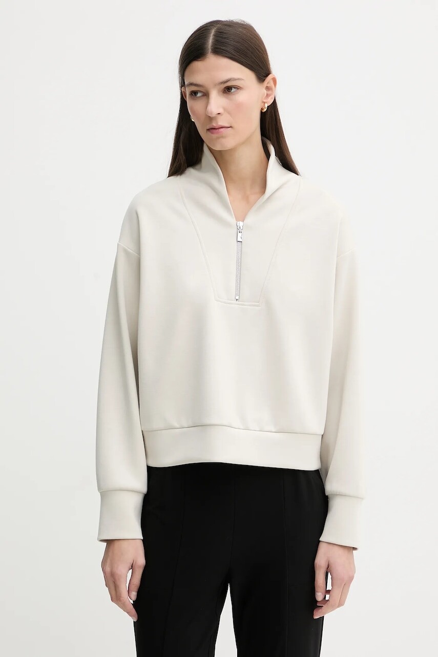 Mikina Joseph Ribkoff béžová farba, jednofarebná, 261610