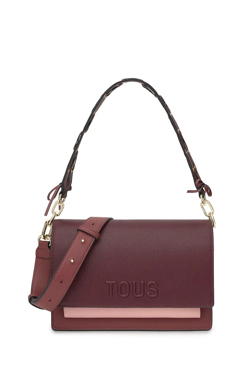 Kabelka Tous Bandorela bordová farba, 2002358221