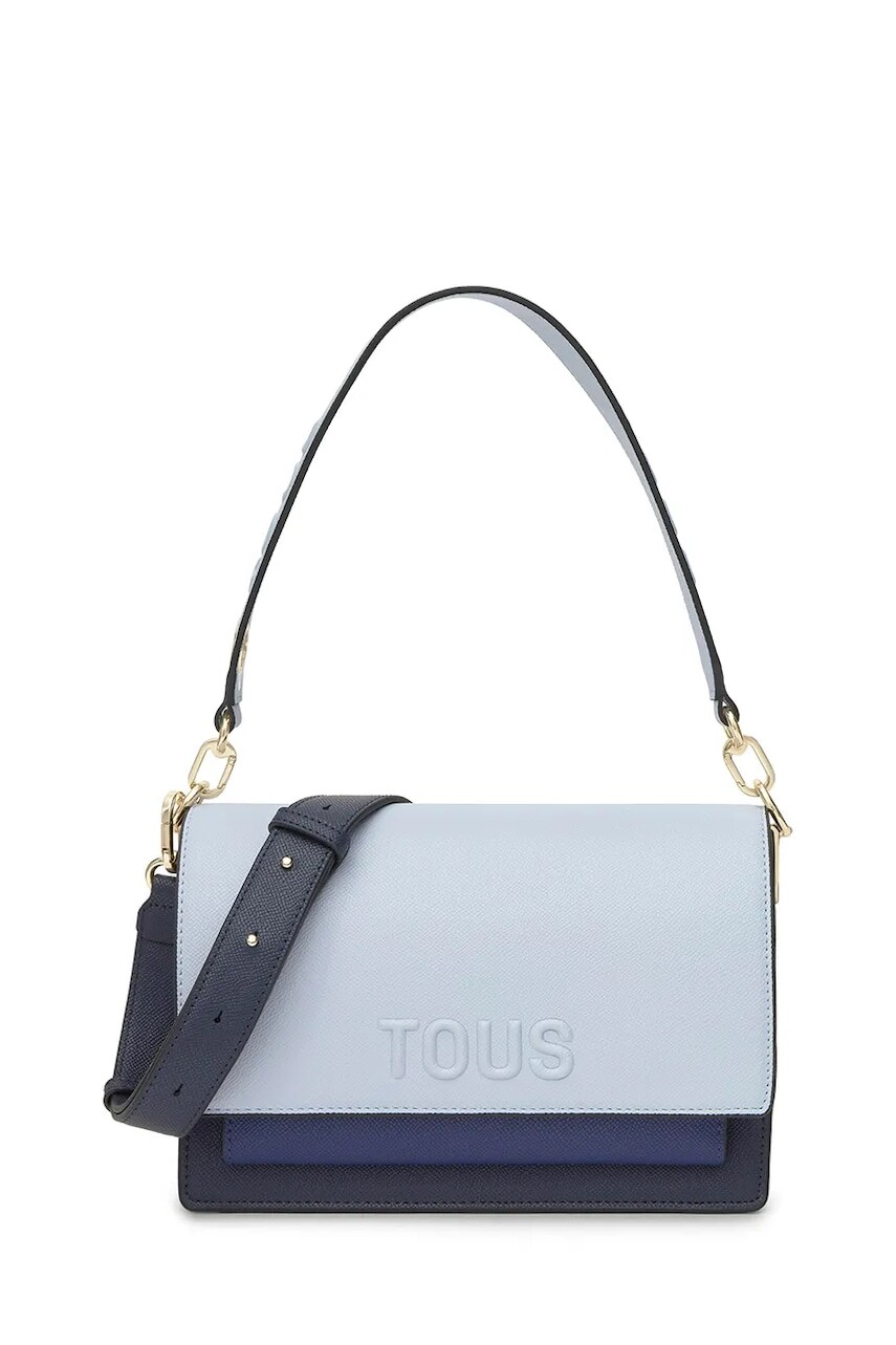 Kabelka Tous Bandolera modrá farba, 2002358233